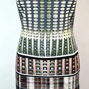 Clover Canyon Donegal Printed Body-Con Dress Size S